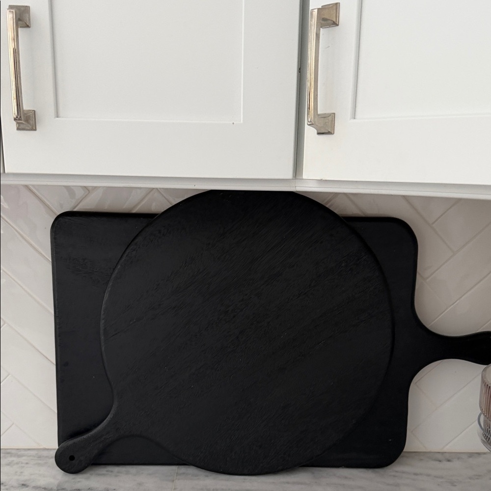 Crate&Barrel Black Cutting Boards